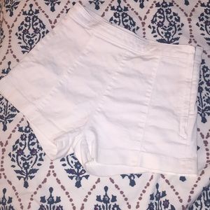 White h&m shorts